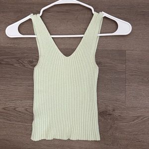light green brandy Melville tank